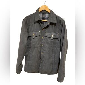 Men's Charcoal Shirt Jacket